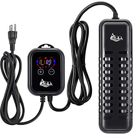 AQQA Submersible Aquarium Heater,100W/200W/300W/500W/800W/1000W/1200W Fish Tank Heater,External Temperature Controller LED Temperature Display,Suitable for Saltwater and Freshwater(500W)