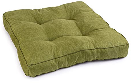 Royal Schneider Sitzkissen Kissen Polster Auflage Rückenkissen Loungekissen Lounge Bodenkissen Anti-Rutsch-Unterseite, Grüner Apfel - 5519, 60x60 cm - Sitzkissen