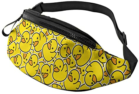 Gelbe Ente Bauchtasche Sport Casual Hüfttasche für Damen Herren Modisch