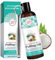 Bain De Bouche À L'huile De Noix De Coco Naturelle Et À La Menthe Poivrée Avec Gratte-Langue, Huile De Menthe Poivrée Pour Blanchir Les Dents, Haleine Fraîche Et Gencives Saines, 237 Ml