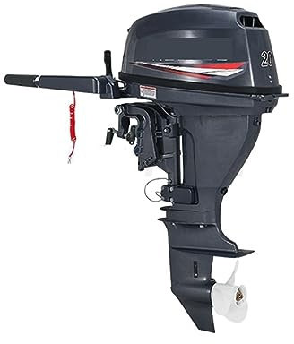 Trolling motor Two Stroke,Four Stroke, Short Shaft Outboard Machine, Rubber Boat FRP Boat Fishing Boat Propeller Fast Frequency Hand Pull Engine (Color : 4stroke 8, Size : 0)