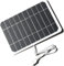 Tragbares 5W 5V Solarpanel mit USB，Anschluss für unterwegs ，Solar Ladegerät für Handy, Powerbank，IP65 wasserdicht，Ideal für Wandern, Camping, Outdoor