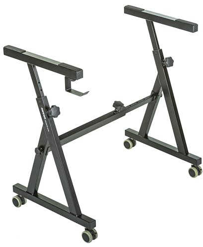 MUSIC STORE Z1 Keyboardtisch mit Rollen - Keyboard Tisch