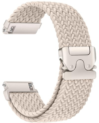 Geflochtenes Armband für Garmin Venu 3 2/Forerunner 255 265/Vivoactive 4 Damen/Herren,Uhrenarmband 22mm Nylon Band für Samsung Galaxy Watch 3 45mm/Gear S3 Frontier,für Amazfit Balance/GTR 3/GTR 3 PRO