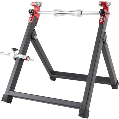 Fabater Equilibradora de Ruedas de Moto, Soporte para equilibrar Ruedas con Conos de centrado Ajustables, Herramientas Plegables para Alinear Llantas, para Motos de Calle y Dirt Bike