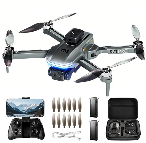 Drone with 4K Camera for Adults, RC Quadcopter with Obstacle Avoidance, 40 Minute Flight, Altitude Hold, One-Key Takeoff/Landing, 3 Speed Modes, Headless Mode, Best Gifts for Beginners & Teen