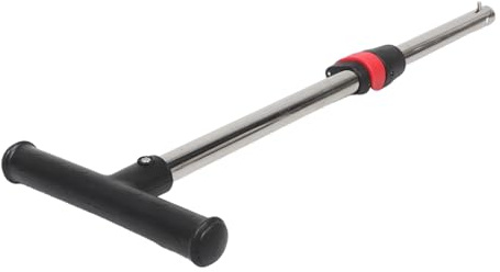 Abaodam Maniglia per Passeggino a Sgancio Rapido 25 MM con Blocco Manubrio Ergonomico a Forma di T Barra di Spinta Sostitutiva per Passeggini Carrelli e Girelli Accessorio Pratico per