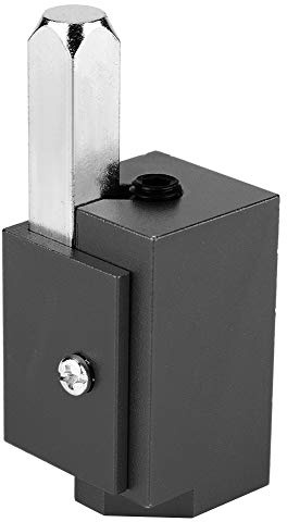 Scalpello angolare per rientranza cerniera PolyGen per squadratura della lavorazione del legno, utensile per mortasare porte, punzone ad angolo retto per rientranze della (Nera)