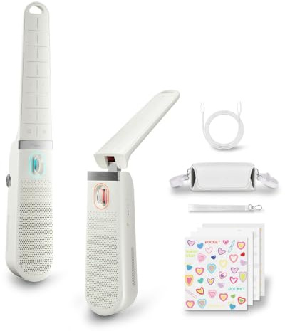 Guitarra de bolsillo inteligente portátil con altavoz incorporado para principiantes, niños, adolescentes y adultos white