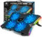 Spirit Of Gamer, Raffreddamento PC Portatile da 10 a 17 pollici, 4 Ventole Silenziose, Compatibile con PS5, PS4, Xbox e PC, Base di Raffreddamento Retroilluminata RGB, Supporto per Laptop Ventilato