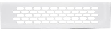 DOJA Barcelona | Rejilla Ventilacion Blanca | 480X80 | BLANCO | PACK 2 | Rejilla Ventilacion Horno, Chimenea, Cocina, Baño | Rejilla de Ventilacion Antihumedad | Muebles, Fregaderos, Electodomesticos