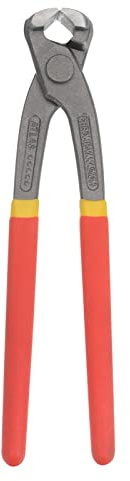 HARFINGTON End Cutting Pliers 8 Carton Steel Nail Concreters' Nippers Puller Plier with Red Handle for DIY Crafts Jewelry Making