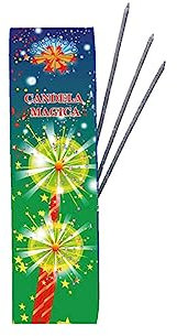 250 pz Candeline Misura 16 Cm scintille prima misura Bastoncino Luminoso Stelline Festa