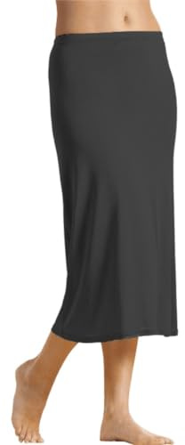 BestSale247 Jupon pour femme d'environ 70 cm - Jupon élégant et invisible, Noir , XXL/3XL