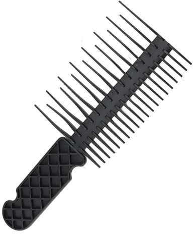Hair Detangler Brush Wide Tooth Plastic Comb Wet Hair Brush Wide Toothed Household Brush Wide Spaced Teeth Styling Brush Hairdressing Brush Trays