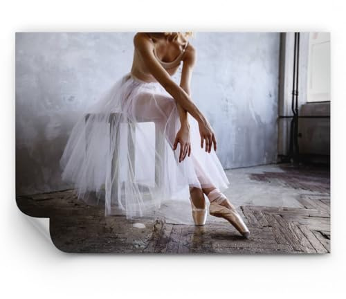 Arttor Papel pintado de papel no tejido Standard - Bailarina Ballet Estudio - 100x70 cm - Fotomurales XXL Moderna Decorativos Murales Papel tapiz fotográfico Dormitorio Para la sala - WF1AA100x70-4970
