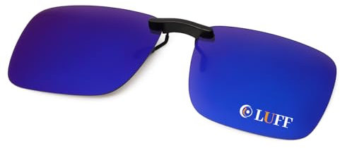 LUFF Clip Unisex Polarizzata su Occhiali da Sole per Occhiali da Vista-Buoni Occhiali da Sole Stile clip per Occhiali Miopia all'Aperto/Guida/Pesca