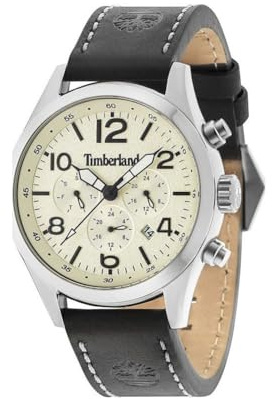 Timberland Reloj Hombre Analogico Cuarzo con Correa de Cuero TBL.15249JS-07
