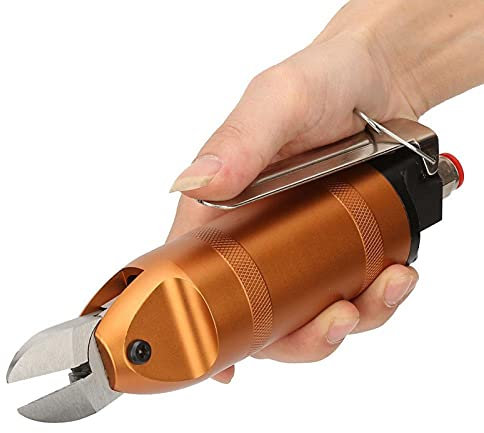 Pinza neumática neumática, tijeras neumáticas de mano, pinza neumática, pinzas de corte neumáticas Cizalla de alambre de metal de aire para cortar el plástico Hierro Acero(HS20-S5)