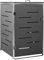 vidaXL Mülltonnenbox für 1 Tonne Abschließbar Rostfrei Müllbox Mülltonnenverkleidung Mülltonne Müllcontainer Gartenbox 69x77,5x115cm Edelstahl