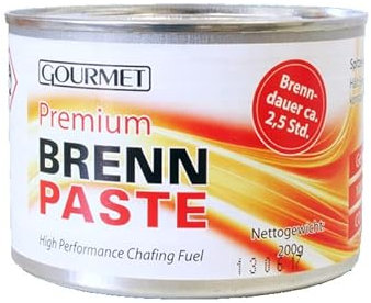 72 Dosen Sicherheitsbrennpaste Brennpaste Chaving Dish Brenngel Gourmet Dose á200g Ethanol 2,5h geruchsarm