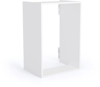 White Kitchen Boiler Housing Unit Cabinet