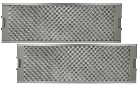 vhbw 2x Filter Metallfettfilter Ersatz für Miele 4126170, 4126171, 4126172 für Dunstabzugshaube, Metall