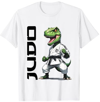 T-Rex Dinosaur Fighter Judo T-Shirt
