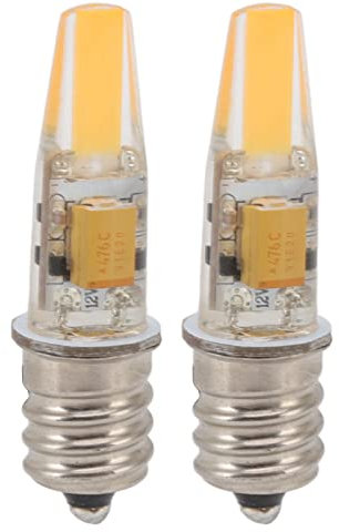 Saluaqui Efficienza Energetica 2W 12V E12 LED CANDELABRA LONDA - Sostituzione della Luce Calda per Lampadine a Incandescenza Tradizionali, Durata di 20.000 Ore di Lunga Durata, Facile Installazione