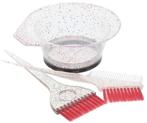 Healeved Pinceles Para Teñir El Cabello Purpurina Cuenco Para Tinte Herramienta Para Teñir El Cabello Casa