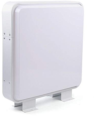 SHZICMY LED Doppelseitiger Leuchtkasten Square Leuchtreklame Lichtwerbung Leuchtschild für Restaurants Imbissbuden Geschäfte und Unternehmen 55×55cm