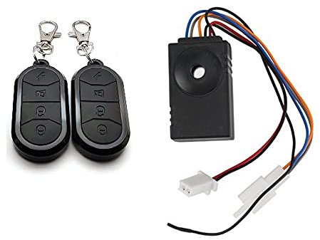 GROCKSTR Ebike Alarm System Dual Fernbedienung 36V 48V 60V 72V Alarm ZubehöR Universal Wasserdicht Fahrrad