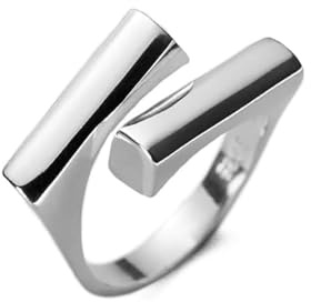 Anello aperto con barra geometrica per donne ragazze semplice regolabile impilabile doppia barra anelli spessi anelli per dita minimalisti gioielli di compleanno personalizzati regali