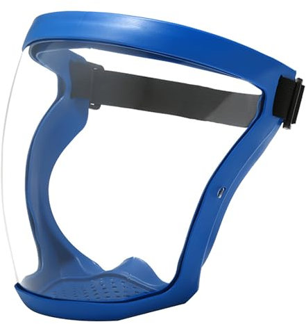 Visière de protection intégrale transparente et anti-buée pour protéger les yeux, la bouche, le nez