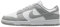 NIKE Dunk Low, Sneaker Donna, White/LT Smoke Grey, 40 EU
