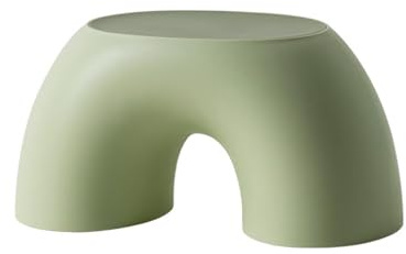 BAMFY Antidérapant Tabouret Toilette épaissi PP Changement de Chaussures pour Les Enfants Tabouret, Marche Pied Toilette pour la Salle de Bain Repose Pied Toilette Portable(Vert)