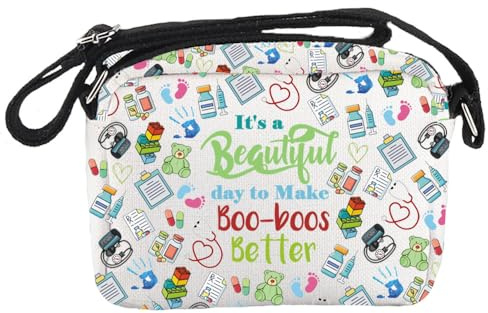 Pediatrician Gift Pediatric Doctor Gift It’s a Beautiful Day to Make Boo-boos Better Crossbody Bag for Pediatric Nurse (BetterBag)