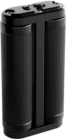 OBEST Fidget Slider Jouet Réchauffe-mains, Fidget Slider Toys, 2-en-1 Décompression magnétique métallique pour adultes, jouet EDC de décompression, Réchauffe-mains magnétique, Chargement USB