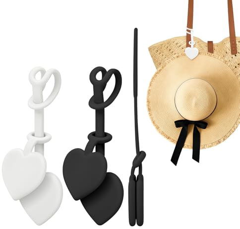 FloralGrace 2 Pièces Clips Magnétiques pour Chapeaux Lors De Voyages sur Le Sac, Support Puissant Et Aimanté pour Casquettes, Fixation Fiable pour Chapeaux De Plage Et Ca