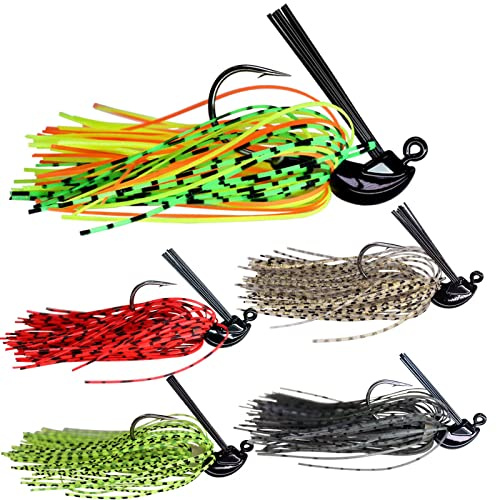 THKFISH Plastbete, set, fiske, jigg, konstgjort drag, fiskekrok, 5 g, 7 g, 10 g, 12 g, 14 g, 15 g, 16 g, 5 stycken