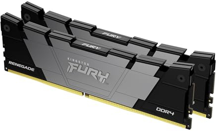 Kingston FURY Renegade 64GB 3600MT/s DDR4 CL16 DIMM (Kit of 2) Desktop Gaming Memory - KF436C18RB2K2/64
