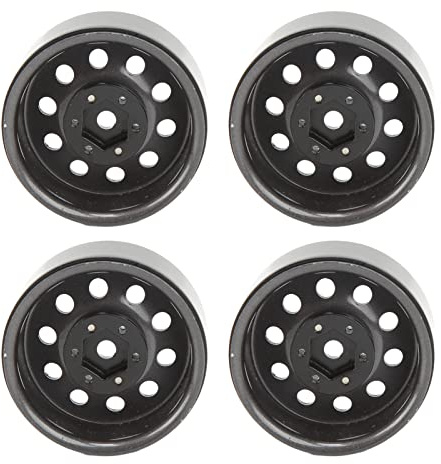 RC Beadlock Wheel Hub, 4PCS RC Beadlock Wheel Hub Iron Reusable RC Wheel Hub for Axial SCX10 HSP Brand Installation RC Remote Cars (You Color)