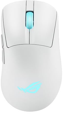 ASUS ROG Keris II Origin Wireless Gaming Mouse - Right-Handed Ergonomic, 65 g, Tri-Mode Connectivity, 42K DPI, Up to 127 Hours of Battery, Web-Based Configuration, PC/Mac Support