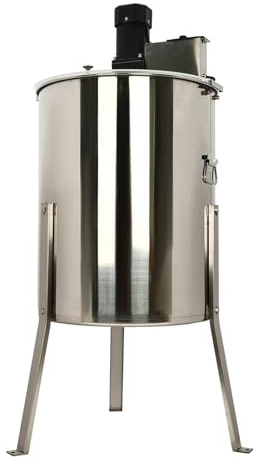 Estrattore di miele elettrico da 4/8 telaini, attrezzatura for l'apicoltura in acciaio inossidabile, centrifugatore di miele professionale for apicoltori, centrifugatore a tamburo for favi