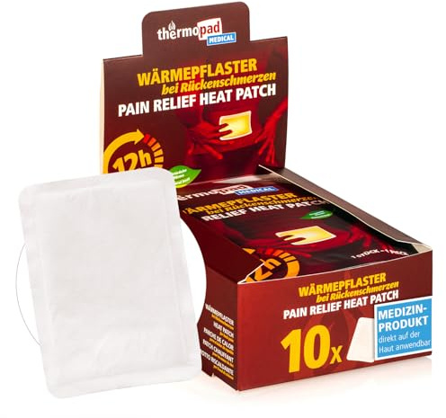 THERMOPAD Medical - 10 cerotti termici per mal di schiena (12 ore)