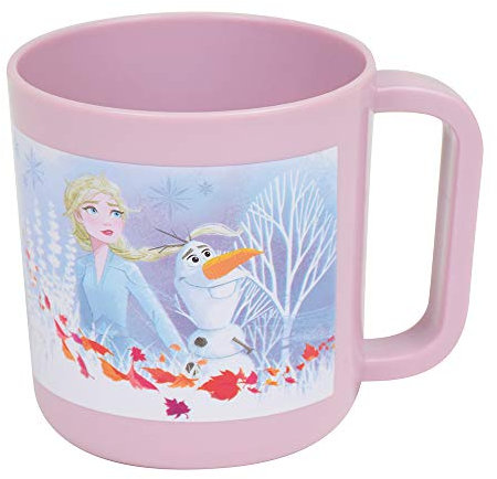 FUN HOUSE 005739 REINE DES NEIGES MUG 350 ML POUR ENFANT, Rose