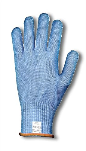 TronicXL Professionell skärskyddshandske skärskyddshandske stickskydd stickskyddshandske stickad tyg plastfiber med tråd insats slaktare slaktare kött säkerhet fiskare jakt 11