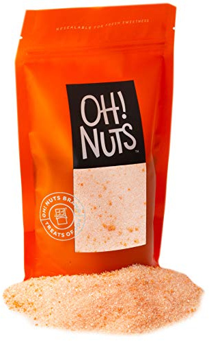 Oh! Nuts Fresh Cotton Candy Sugar Floss - Orange Flavor- 2 LB Bulk Bag | Party Flavors for Kids, Adult Birthday Treats, Baby and Bridal Showers | Vegan, Certified Kosher