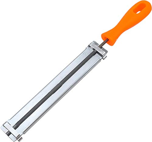 AERZETIX - 2/1 fil med skärpguide 4,8 mm för 300 mm motorsågskedja – 325 tum kedjespänning – slipmaskin/pennvässare för skogshuggare/snickare - C47776