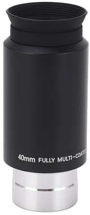 Oculaire de Télescope Grand Angle, Oculaire de Télescope PL40 Mm 1,25 Pouces, 4 éléments à Revêtement Vert avec Capuchon Anti-poussière, Accessoire D'oculaire de Télescope